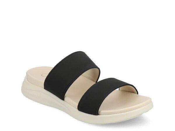 ジャーニー レディース シューズ サンダル Journee Janis Wedge Sandal Black ブラック