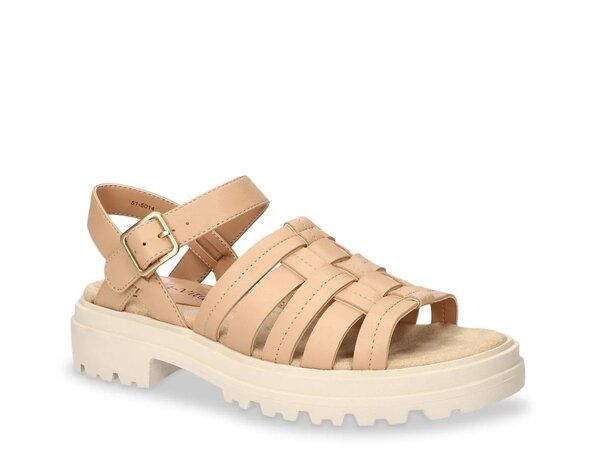 ベラヴィータ レディース シューズ サンダル プラットフォーム Bella Vita Loni Platform Sandal Natural Beige Leather ベージュ