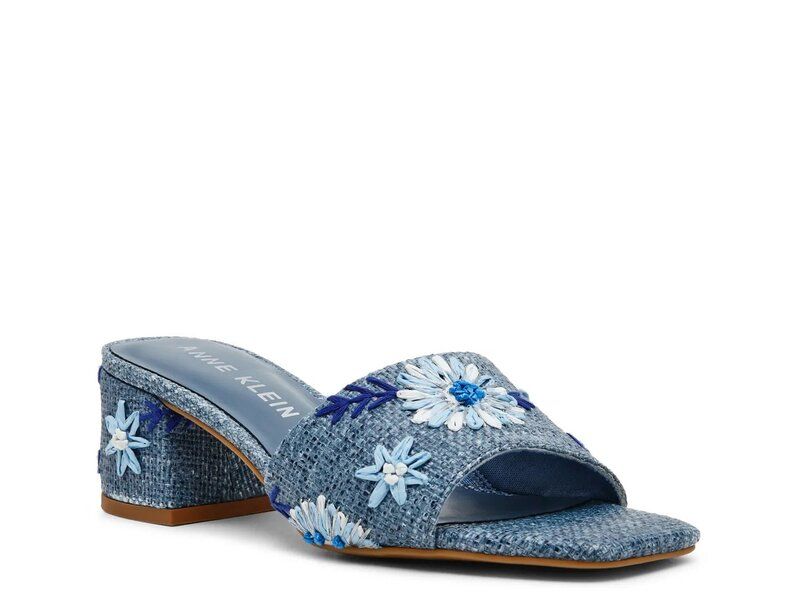 アンクライン レディース シューズ サンダル Anne Klein Dollsandal Blue ブルー