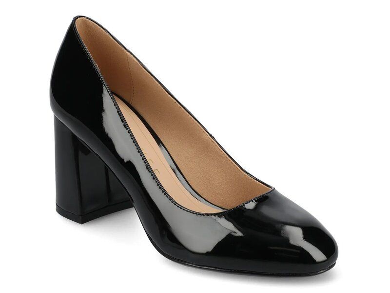 ジャーニー レディース シューズ パンプス Journee Seraphina Pump Black Patent ブラック