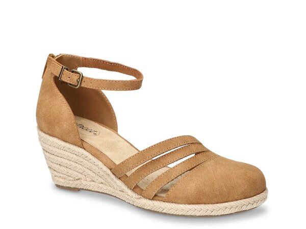 イージーストリート レディース シューズ サンダル Easy Street Daytona Wedge Sandal Tan タン