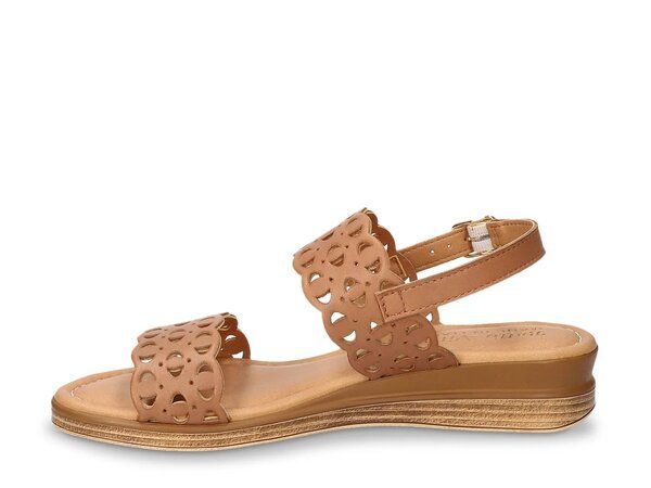 ベラヴィータ レディース シューズ サンダル Bella Vita Zoe Wedge Sandal Whiskey Leather