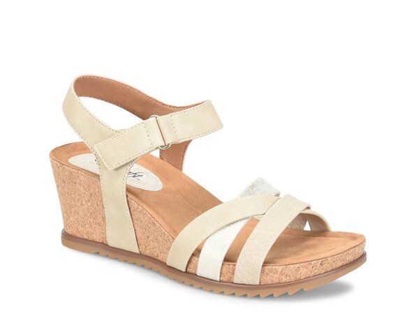ユーロソフト レディース シューズ サンダル Eurosoft Talia Wedge Sandal Taupe トープ