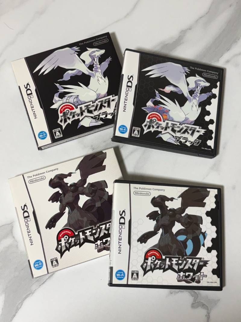 Nintendo DS ポケットモンスター ブラック ホワイト ソフト カセット