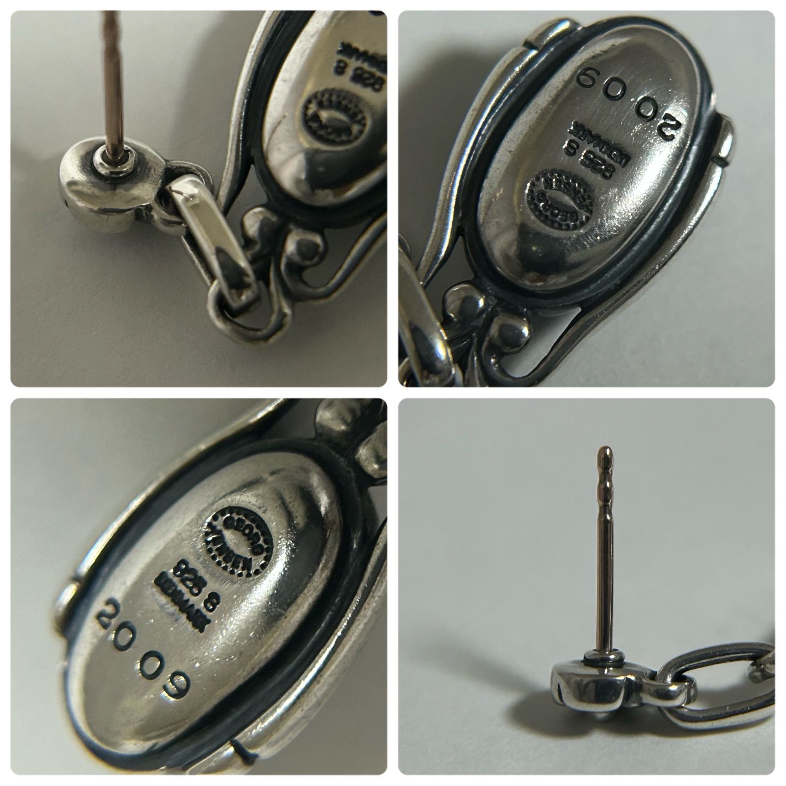 ジョージジェンセン 希少 ピアス 2009 ラピスラズリ AG925 Georg