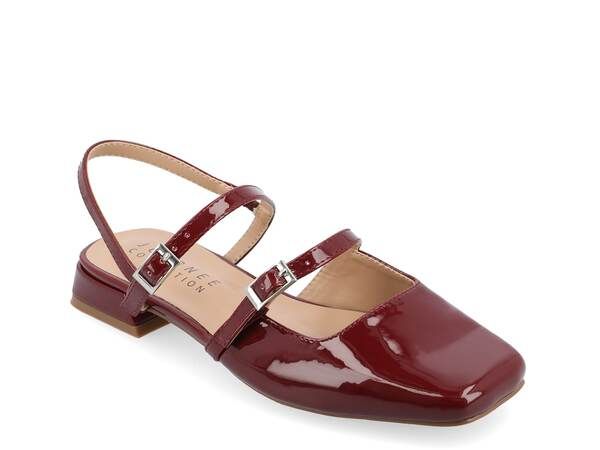 ジュルネ コレクション レディース シューズ パンプス Journee Collection Gretchenn Flat Wine Red レッド