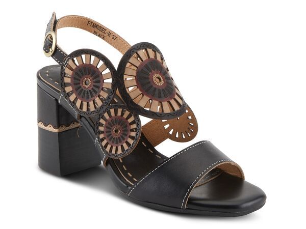 スプリングステップ レディース シューズ サンダル ヒール LArtiste by Spring Step Pinwheel Sandal Black ブラック