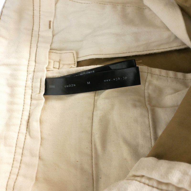 ダブルジェイケイ wjk 3D straight stretch chino ストレートパンツ