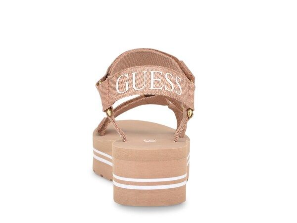 ゲス レディース シューズ サンダル Guess Avin Wedge Sandal Light Pink ピンク