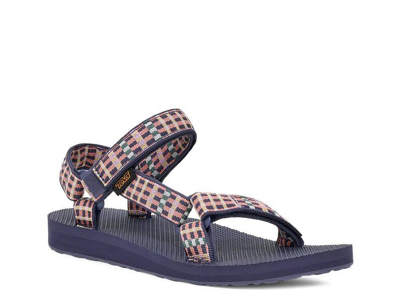 テバ レディース シューズ サンダル Teva Original Universal Sandal NavyMulticolor Square Print ネイビー