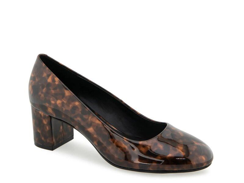エアロソールズ レディース シューズ パンプス Aerosoles Ebel Pump Java Brown Patent ブラウン