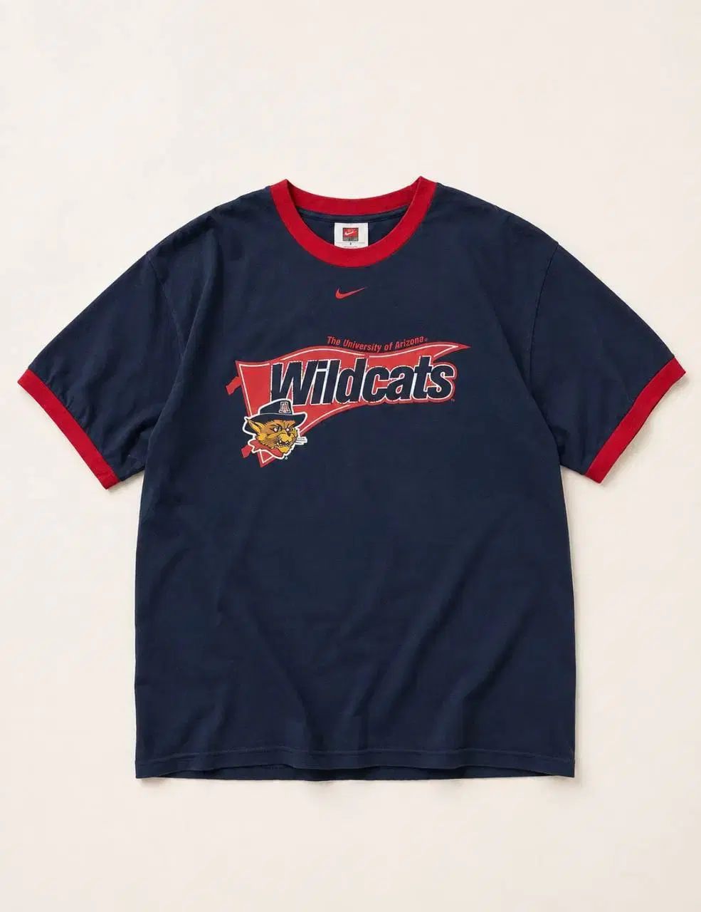 2001 NIKE ヴィンテージ ナイキ アリゾナ ワイルドキャッツ リンガーTシャツ