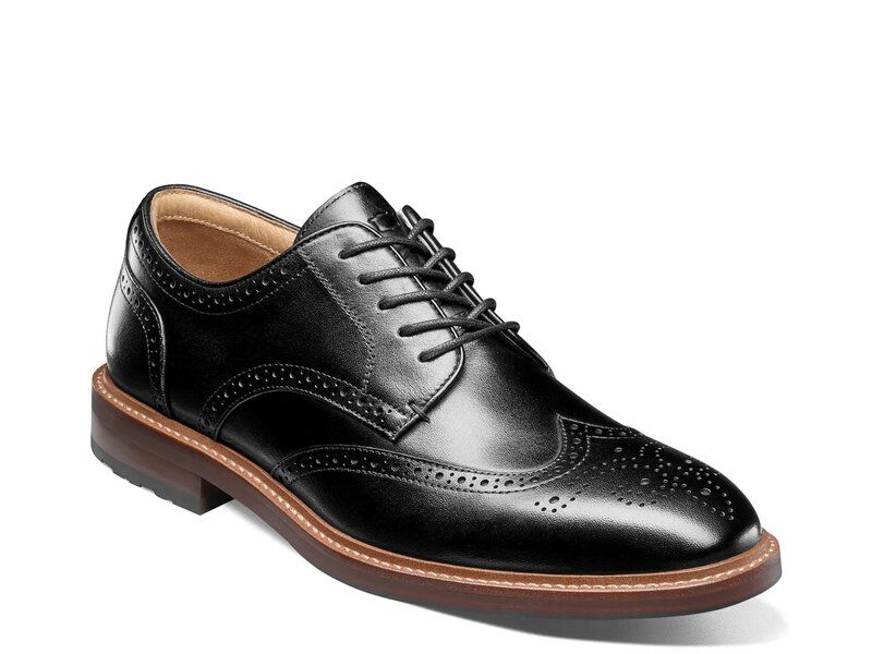 フローシャイム メンズ シューズ オックスフォード ウィングチップ Florsheim Anthem Wingtip Oxford Black ブラック