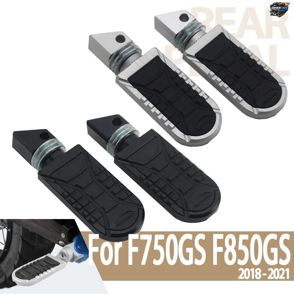 F800GS 2008-2016、F850GS、F850GS ADV、F750GS 2018-2021用アルミ製ワイドフットペグ、リアフットボード、オートバイ用パッセンジャーフッ