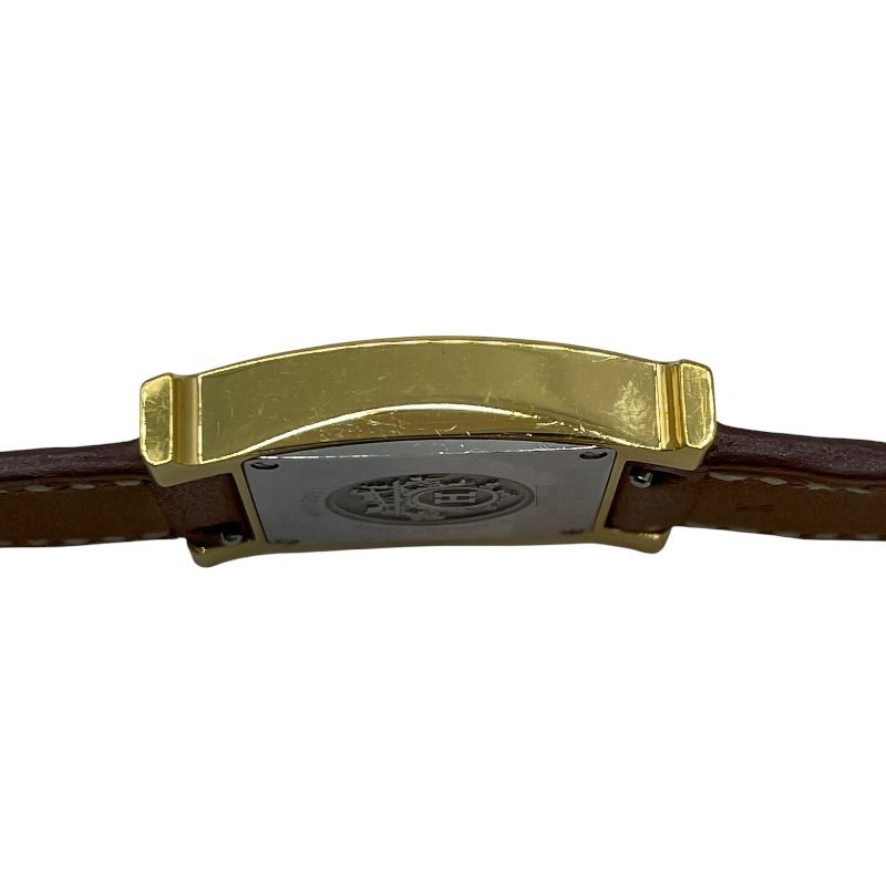 エルメス HERMES Hウォッチ　ドゥブルトゥール HH1.201 ホワイト ステンレススチール 腕時計｜詳細画像