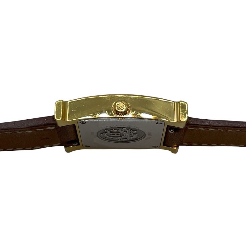 エルメス HERMES Hウォッチ　ドゥブルトゥール HH1.201 ホワイト ステンレススチール 腕時計｜詳細画像