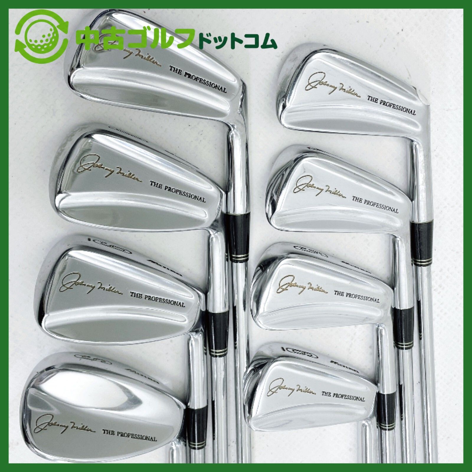 【中古】ミズノ Johnny Miller 3-9I/SW アイアン 【R】 純正