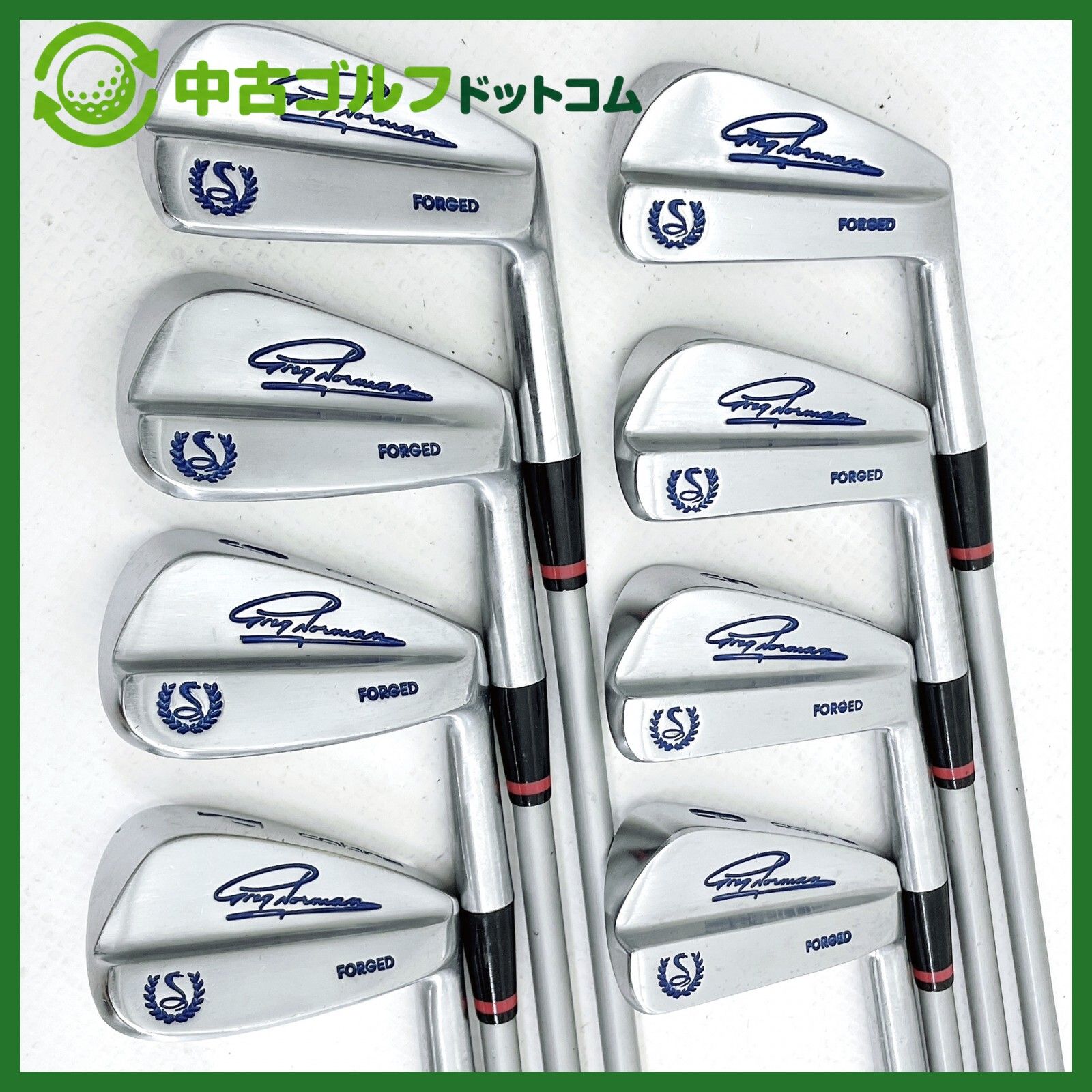 【中古】コブラ Greg Norman 3-9I/PW アイアン 8本【FIRM】AUTOCLAVE