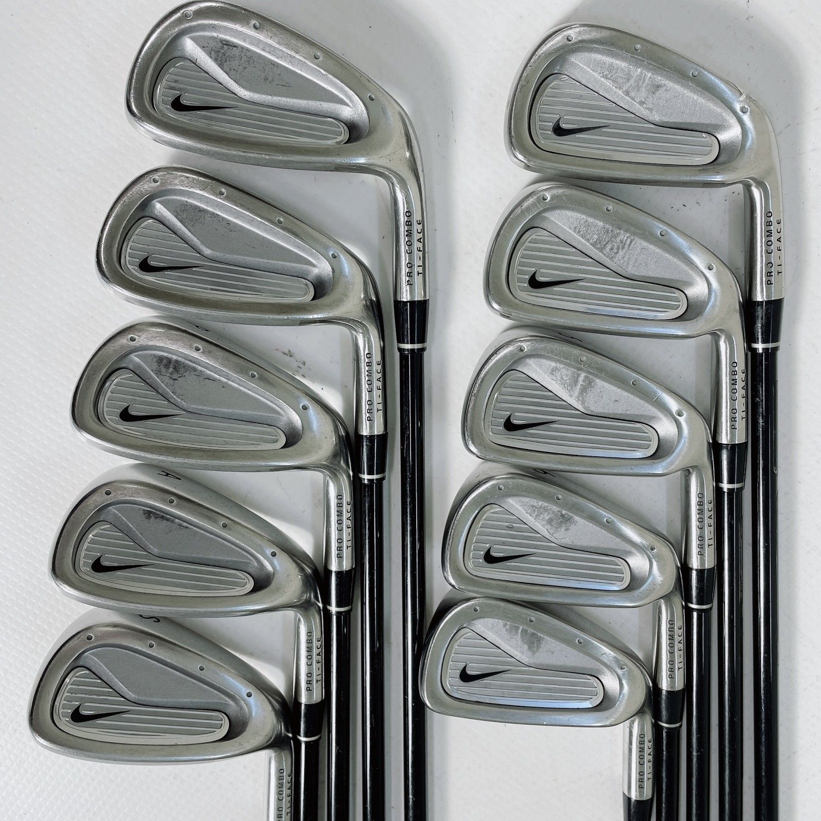 中古】ナイキ プロコンボ Ti-FACE 3-9I/PW/AW/SW アイアン 10本【S