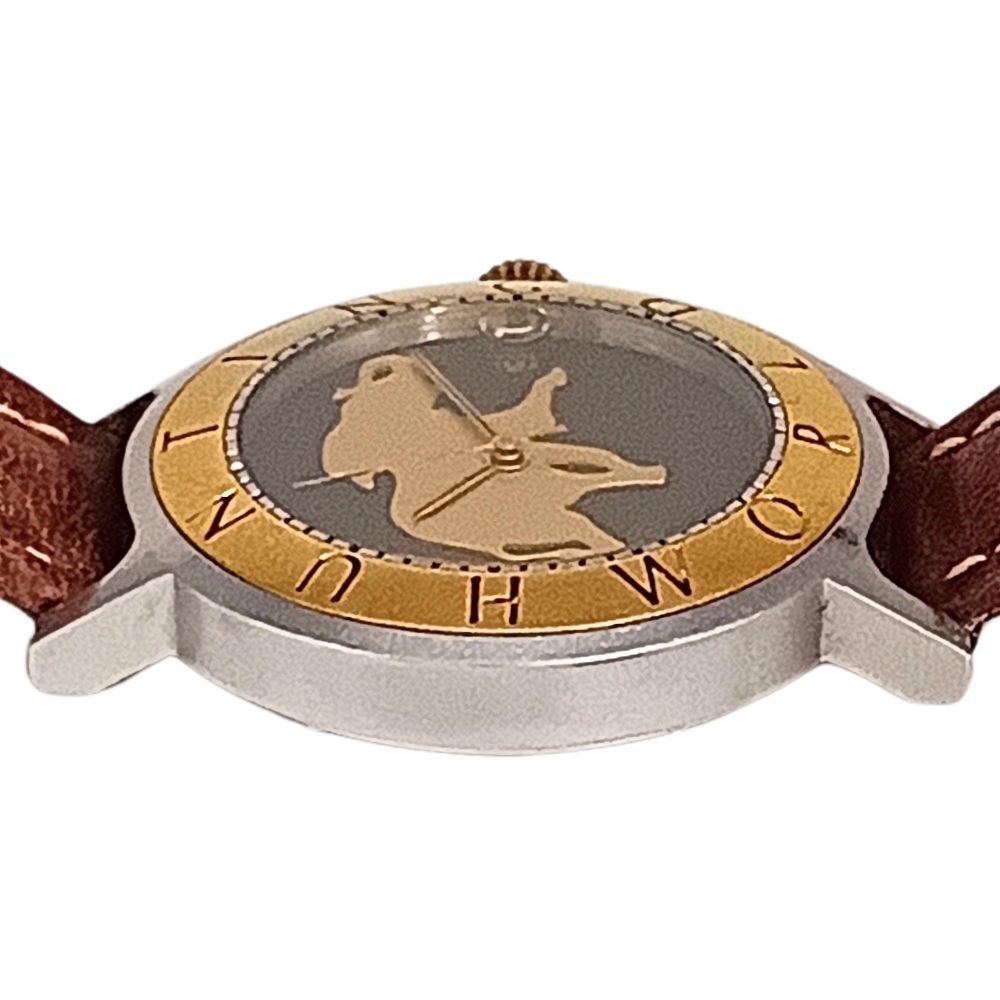 HUNTING WORLD ハンティングワールド 18Kベゼル 自動巻き メンズ 革ベルト社外品 腕時計 正規品 / C1214 HUNTING WORLD ハンティングワールド 18Kベゼル 自動巻き メンズ 革ベルト社外品 腕時計 正規品 / C1214