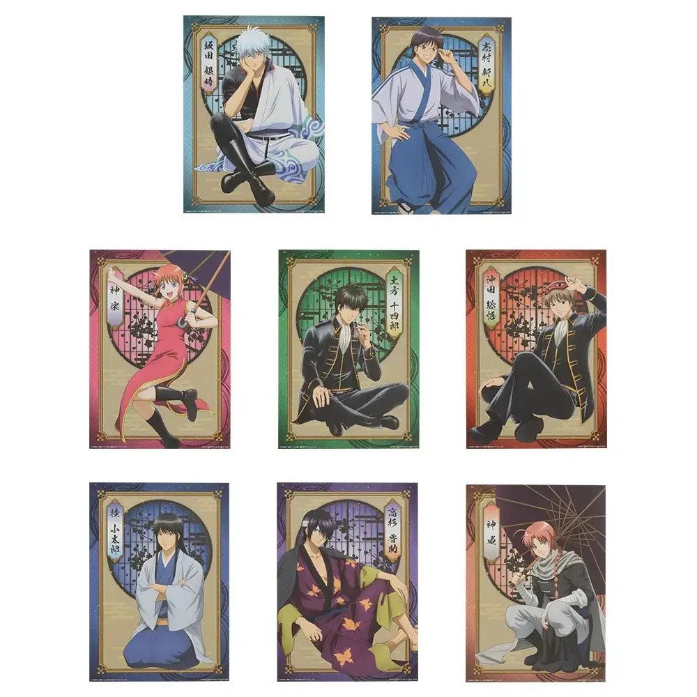 8種 まとめ 銀魂 一番くじ COOGI J賞 銀時 土方 沖田 総悟 カムイ A3 ビジュアル ポスター 8種 全種