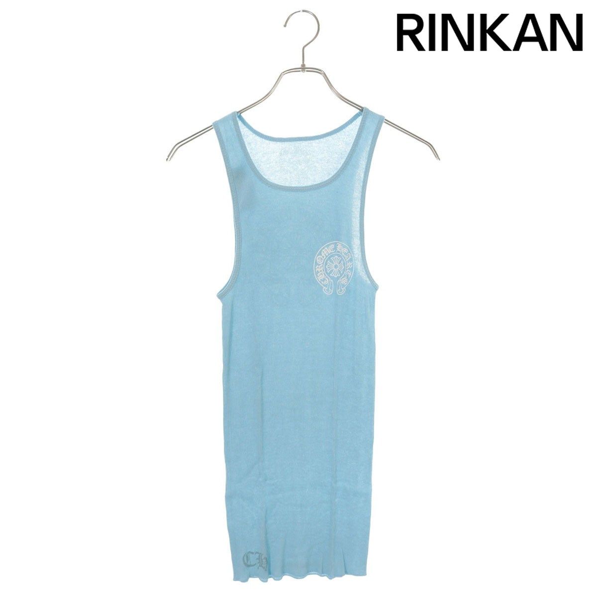 新品未使用　クロムハーツ　RIB TANK ホースシュープリントタンクトップ クロムハーツ RIB TANK ホースシューロゴタンクトップ メンズ M 【公式