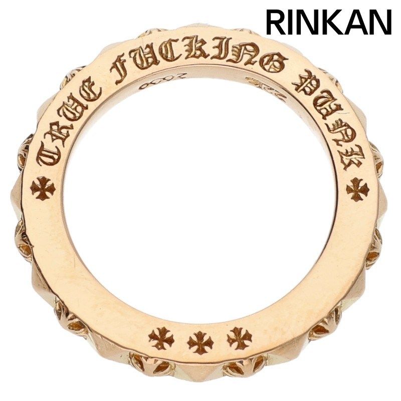 クロムハーツ 22K TFP PNK PLS/22Kトゥルーファッキンパンク プラスパンク/ゴールドリング メンズ 12号