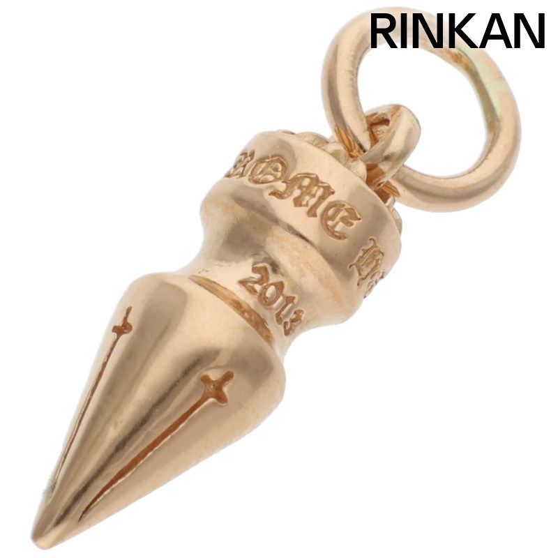 クロムハーツ 22K SPIKE CHARM/スパイク チャーム/ゴールドネックレストップ メンズ