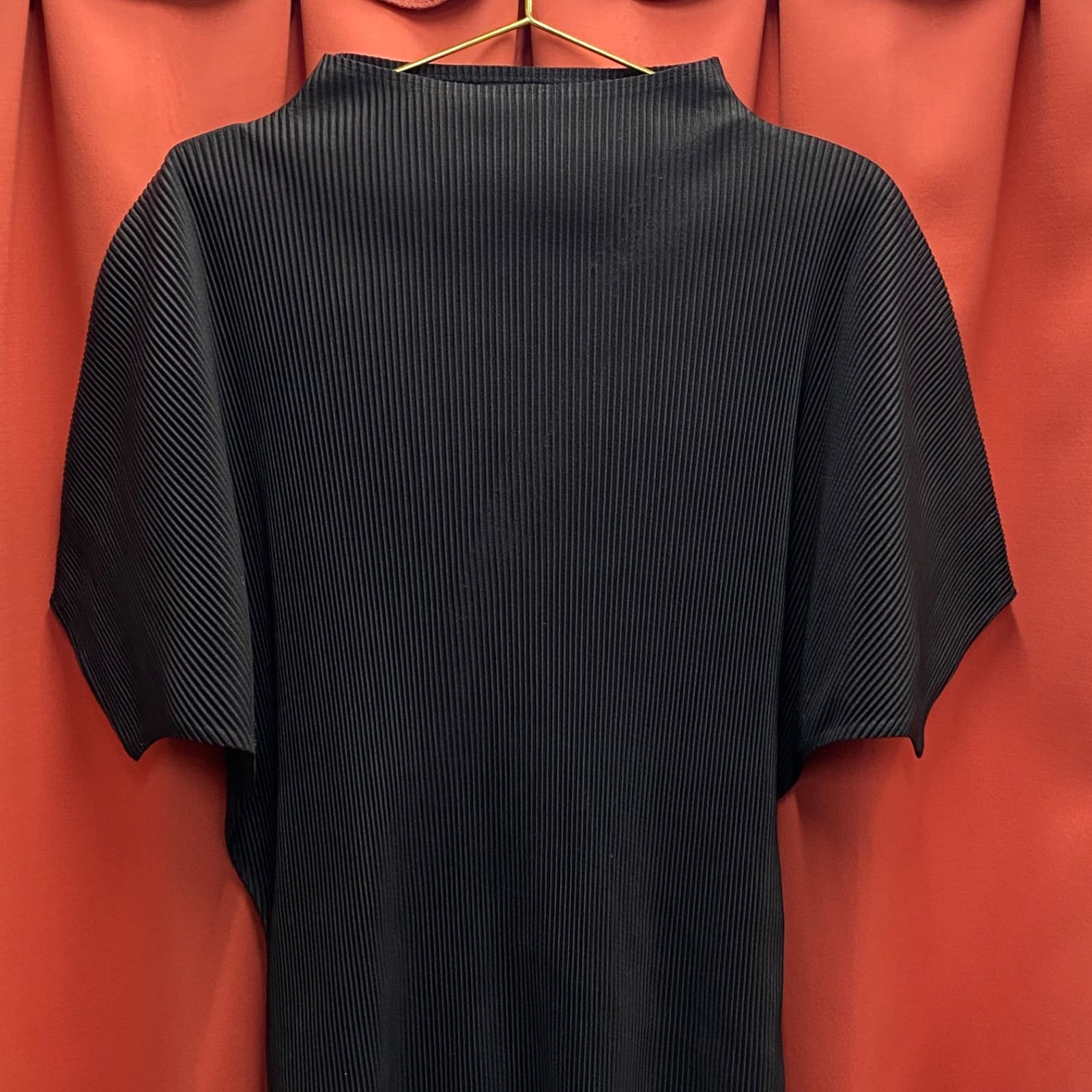 PLEATS PLEASE プリーツプリーズ 七分丈 半袖 Tシャツ ブラウス