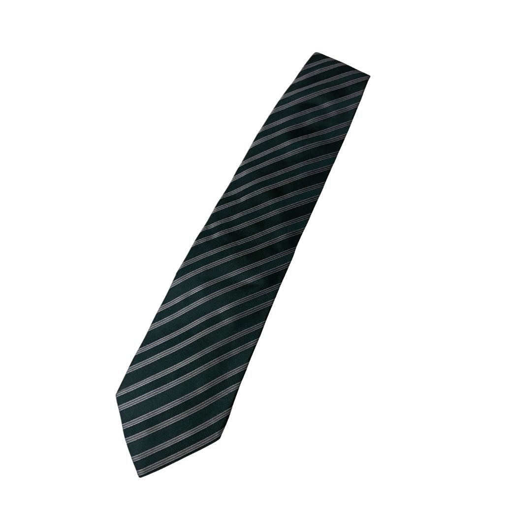 GIORGIO ARMANI ジョルジオ アルマーニ ストライプ ネクタイ グリーン