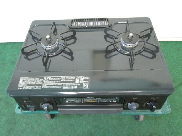 調理家電 動作良好】パロマIC-S37-R☆都市ガス用コンロ！グリル付で