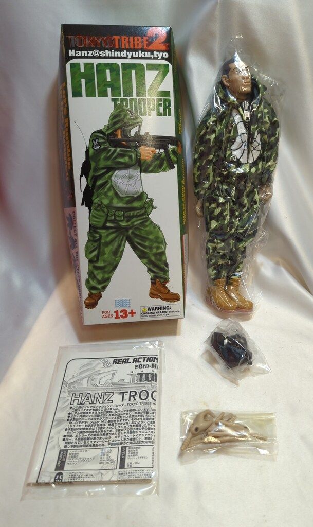 MEDICOMTOY REAL ACTION HEROES TOKYO TRIBE HANZTROOPER&HANZジャケット(グー&パー)セット