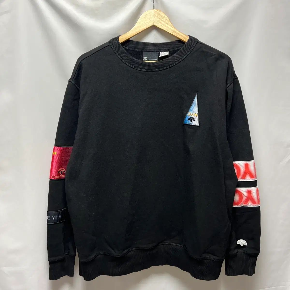 正規品/L adidas アディダス ブラック Alexander Wang アレキサンダーワング Flex2Club スウェット スウェット トレーナー