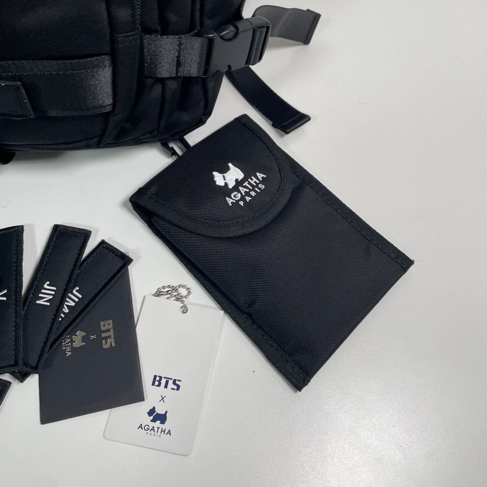 BTS × AGATHA コラボ バックパック リュック ブラック 美品 - メルカリ