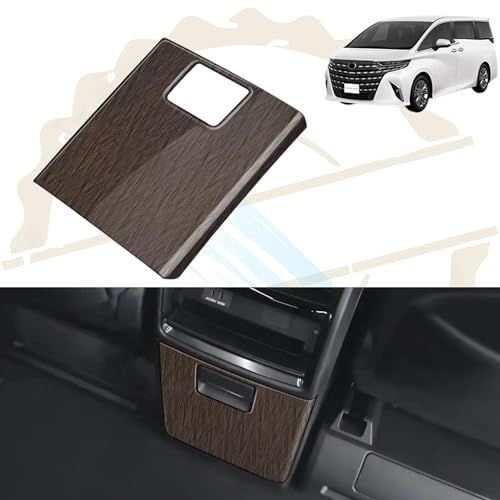 適用 新型 アルファード40系 ヴェルファイア 40系 カスタム アクセサリー パーツ 専用車種 室内装 用品 グッズ インテリア リアエアコンキックガード 後席吹き出し口キック防止 後席インテリアパネル カバー 木目調ブラウンts