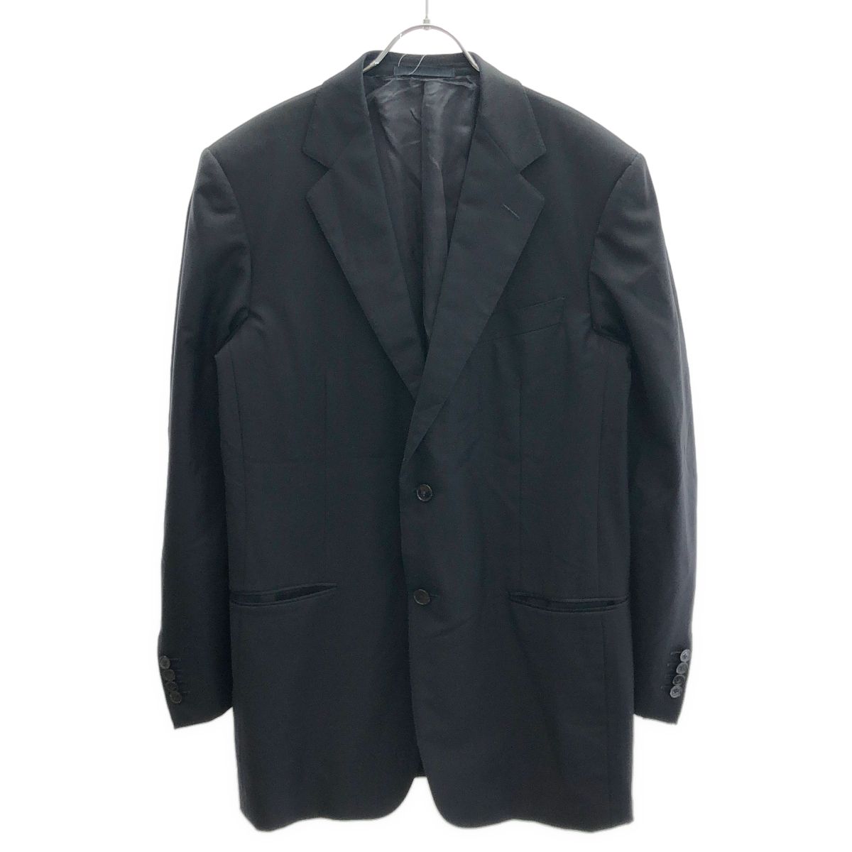 ZEGNA ゼニア コットンテーラードジャケット ネイビー 48 - メルカリ