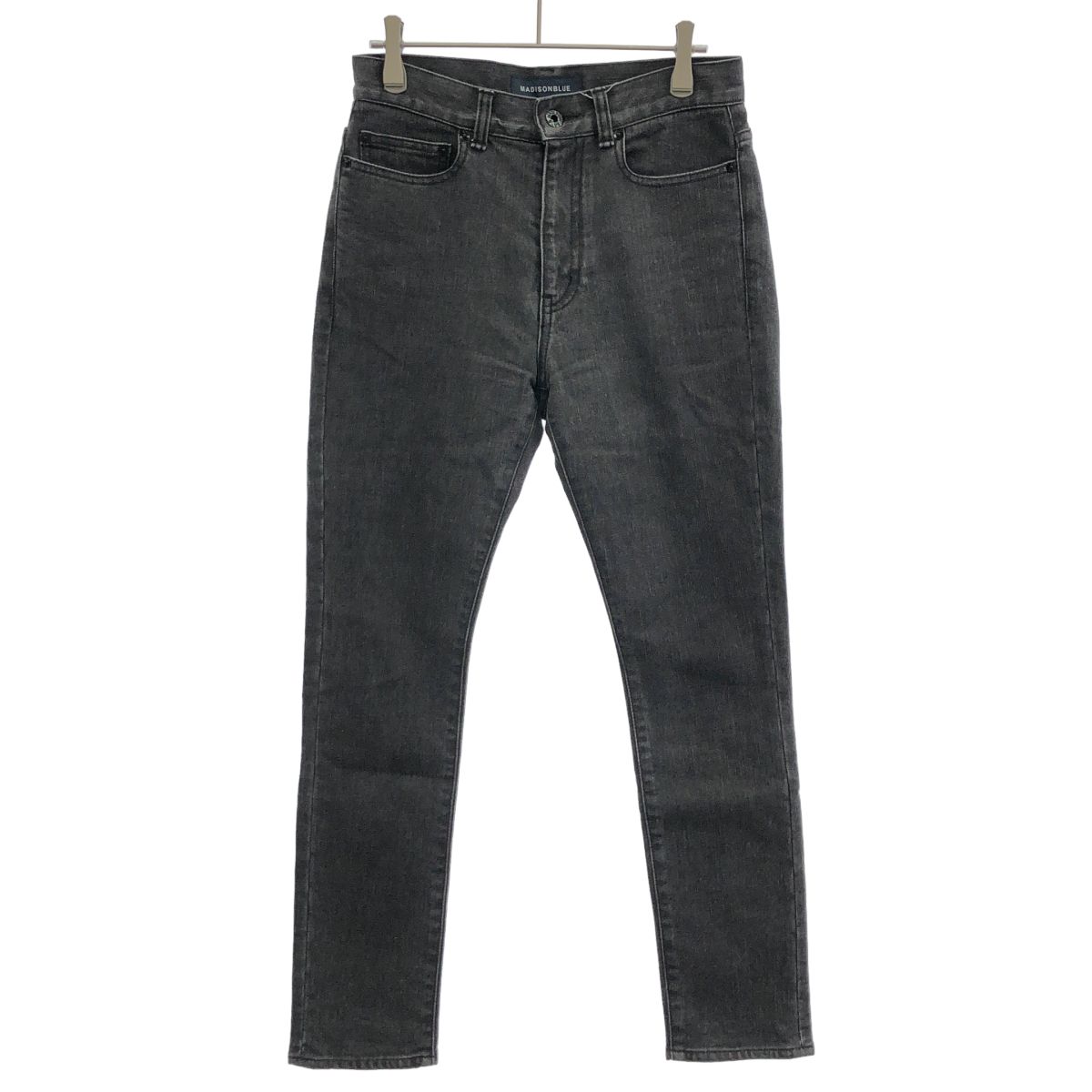 【✨MADISON BLUE 極美品　完売品】ブラックグレーの大人デニム MADISON BLUE マディソンブルー スキニーデニムパンツ MB999-3004