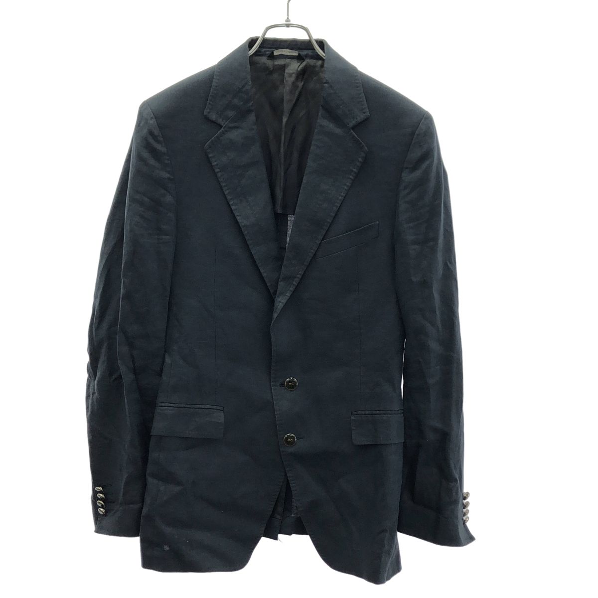 DOLCE&GABBANA ドルチェ＆ガッバーナ リネンテーラードジャケット