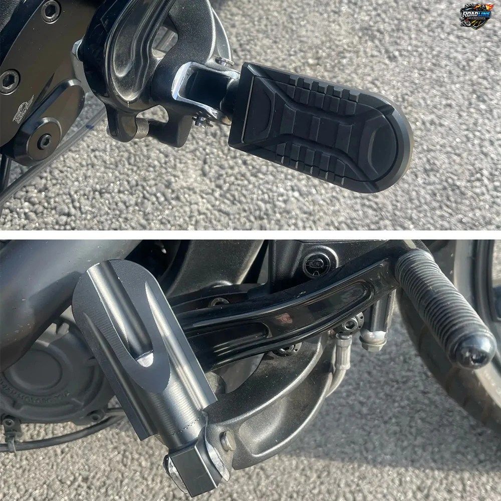 INDIAN SCOUT SIXTY TWENTY SCOUT ROGUE 2024 モーターサイクル用 アルミ製フロントフットペグ ペダルフットレスト 調節可能なフットペグ