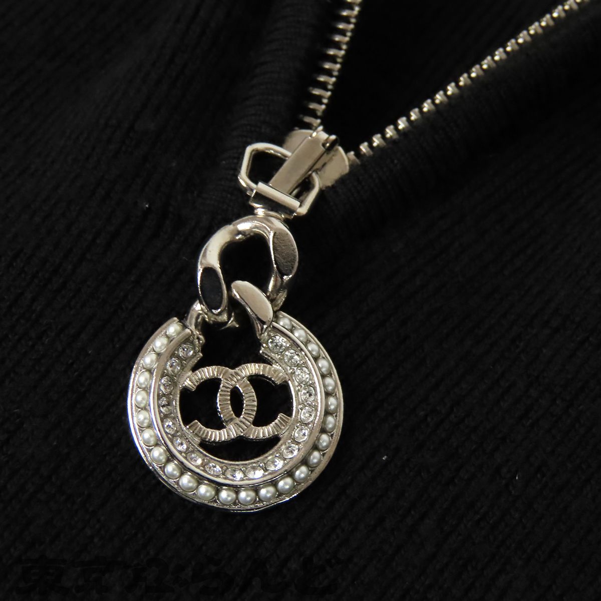 シャネル CHANEL ニットワンピース P65171 K61047 N8892 ブラック 黒x