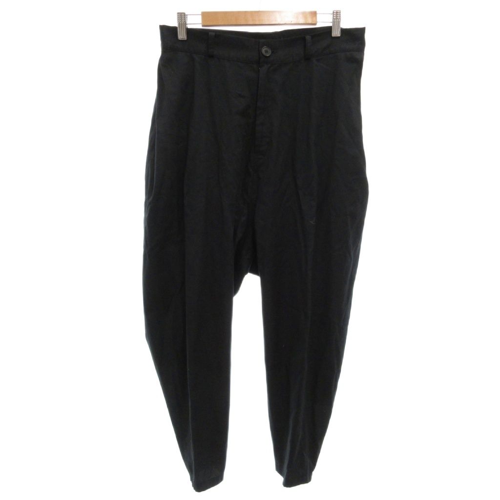【美品】ヨウジヤマモト リミフゥ／サルエルパンツ ミドル丈 ブラック . リミフゥ LIMI feu ヨウジヤマモト YOHJIYAMAMOTO サルエルパンツ 変形
