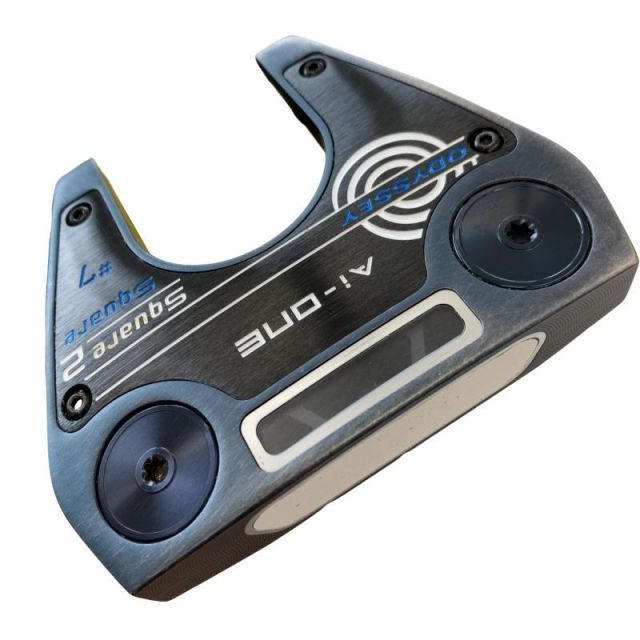【中古】 オデッセイ Ai-ONE SQUARE 2 SQUARE #7 34インチ パター PT STROKE LAB 90 スチール (フレックスその他) メンズ 男性用 右利き 右用 Cランク ゴルフクラブ