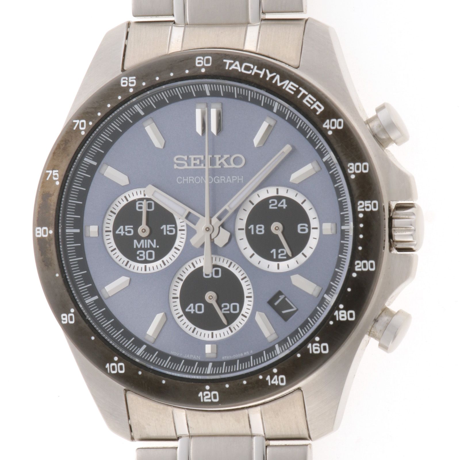 SEIKO セイコー セイコー セレクション スピリット クロノグラフ SBTR027 腕時計 ステンレス グレー文字盤 クオーツ メンズ【中古】472