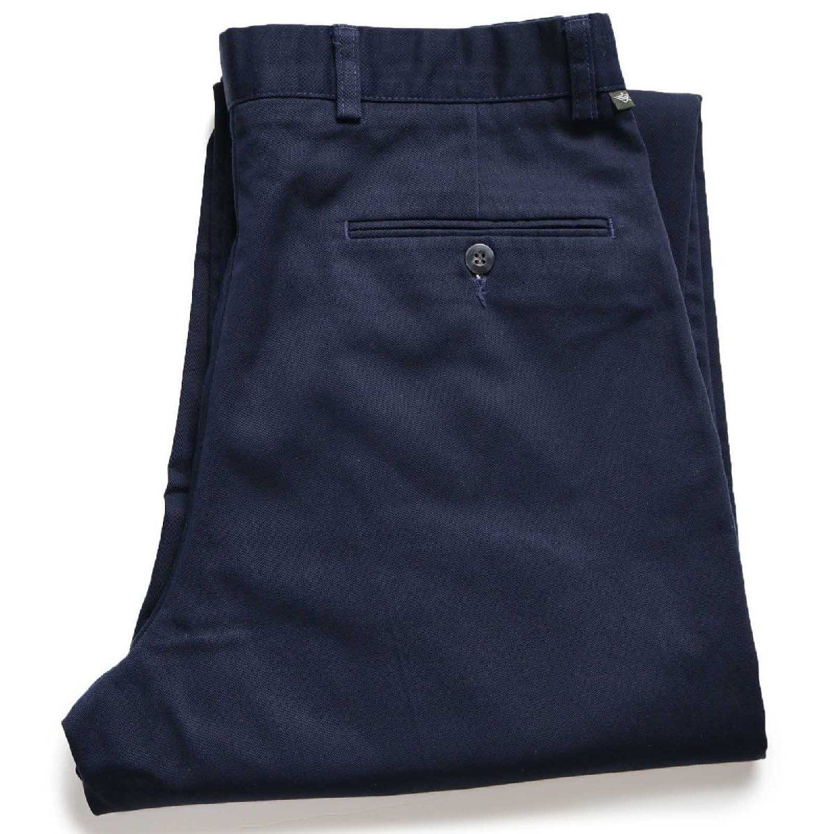 00s DOCKERSドッカーズ ODYSSEY TWILL ツータック スラックス コットンパンツ 濃紺 W32 L32★Levi'sリーバイス オールド ツイル チノパン