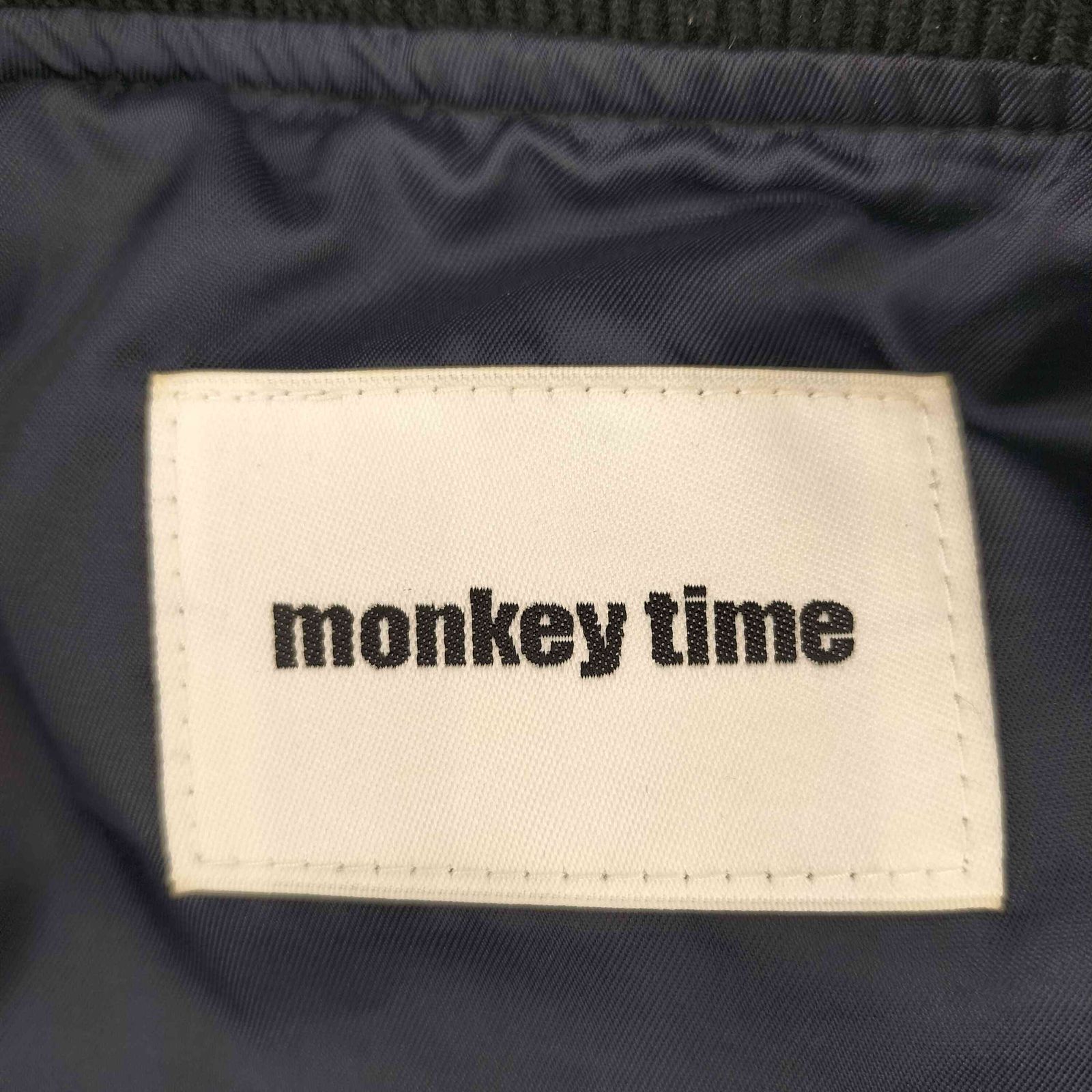 モンキータイム MONKEY TIME TC ナイロン ウェザー リブ ブルゾン 