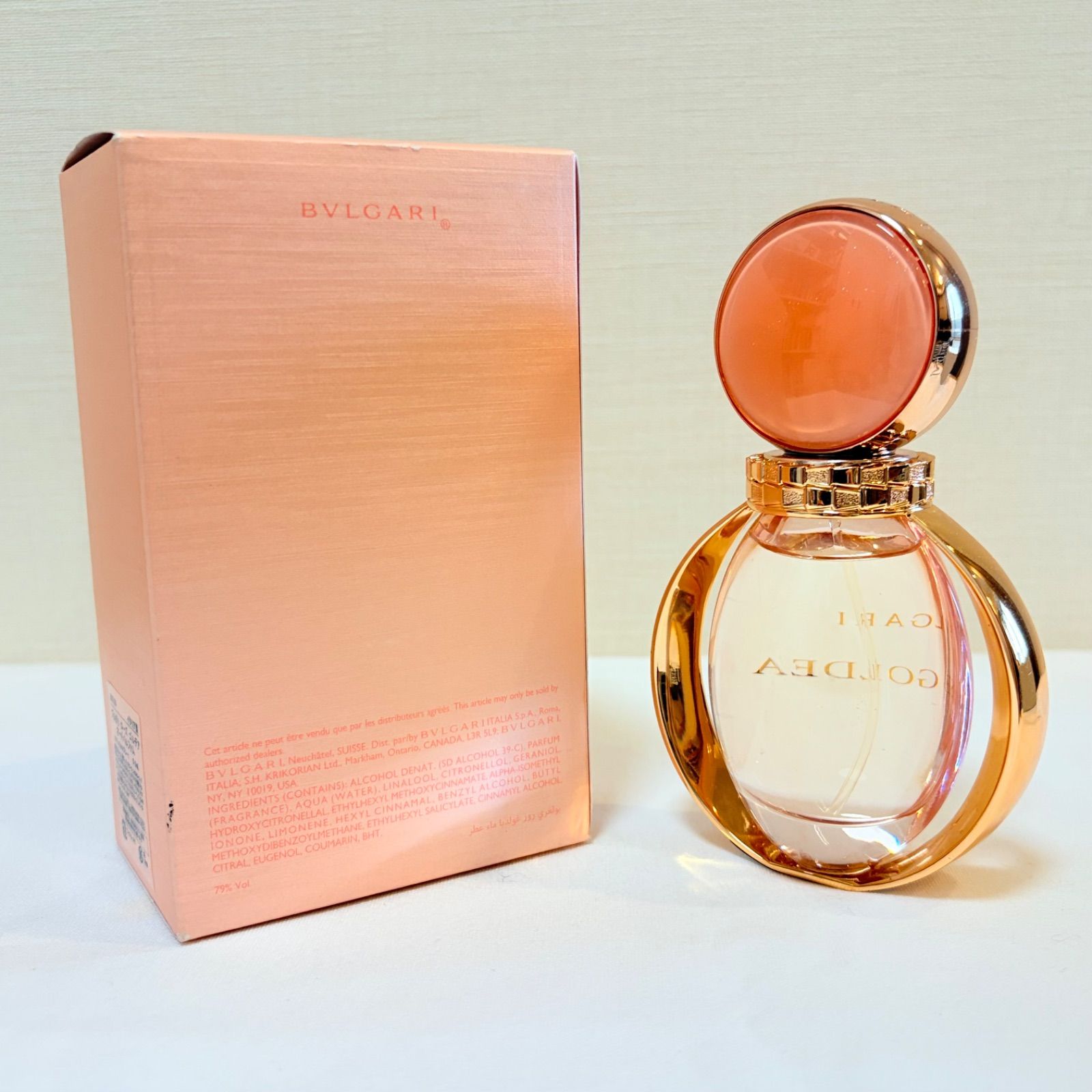 新品 BVLGARI ROSE GOLDEA eau de parfum ブルガリ ローズゴルデア