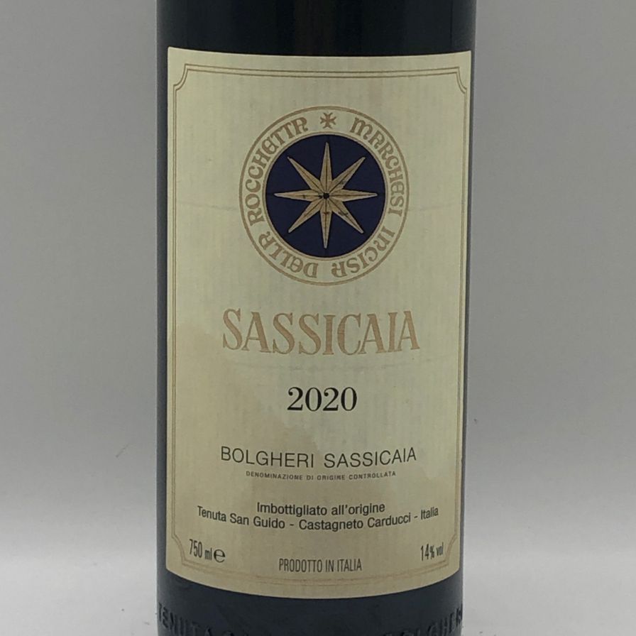 サッシカイア 2020 750ml SASSICAIA【K1】中古 - メルカリ