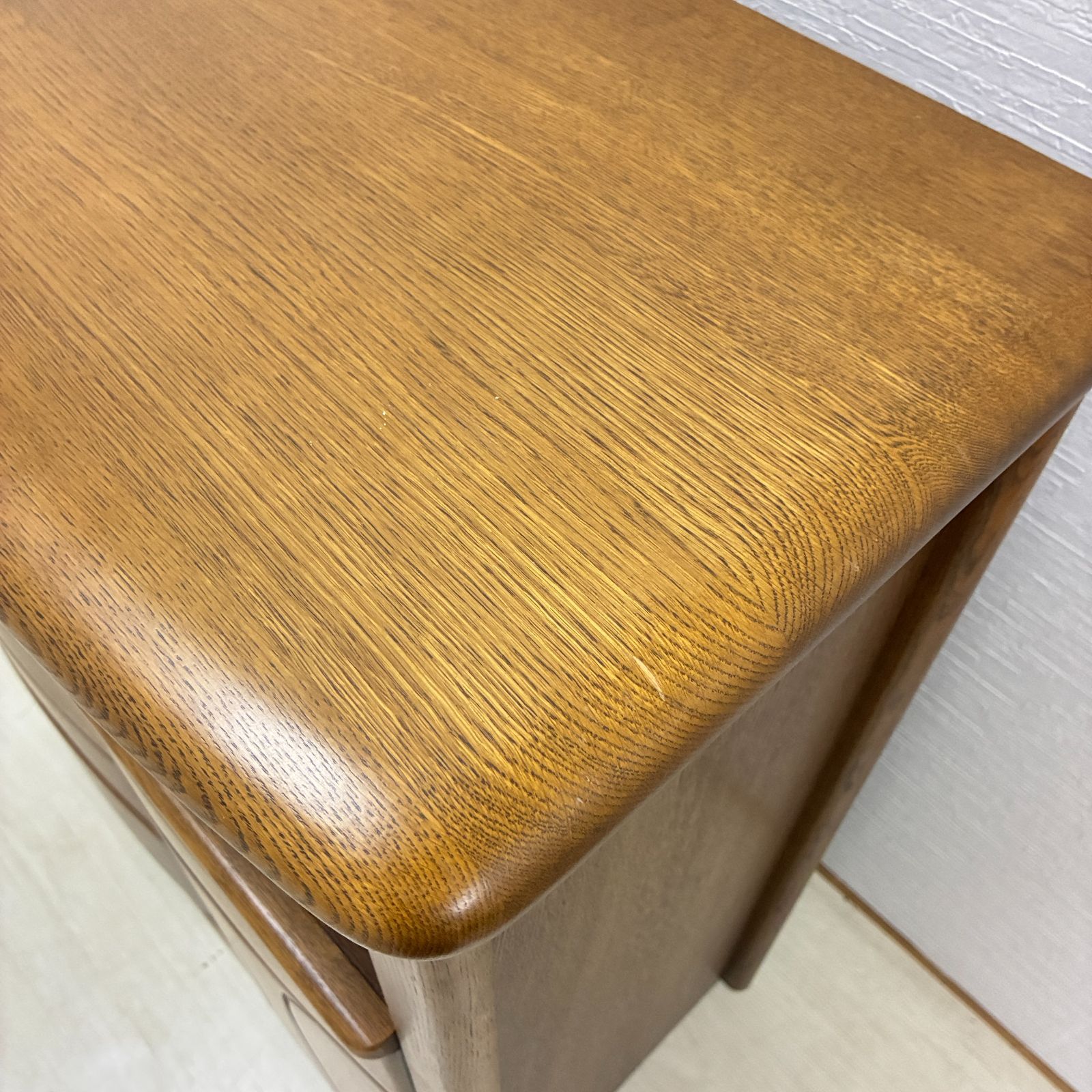 浜本工芸 キャビネット ファックス台 電話台 収納 ナラ - メルカリ