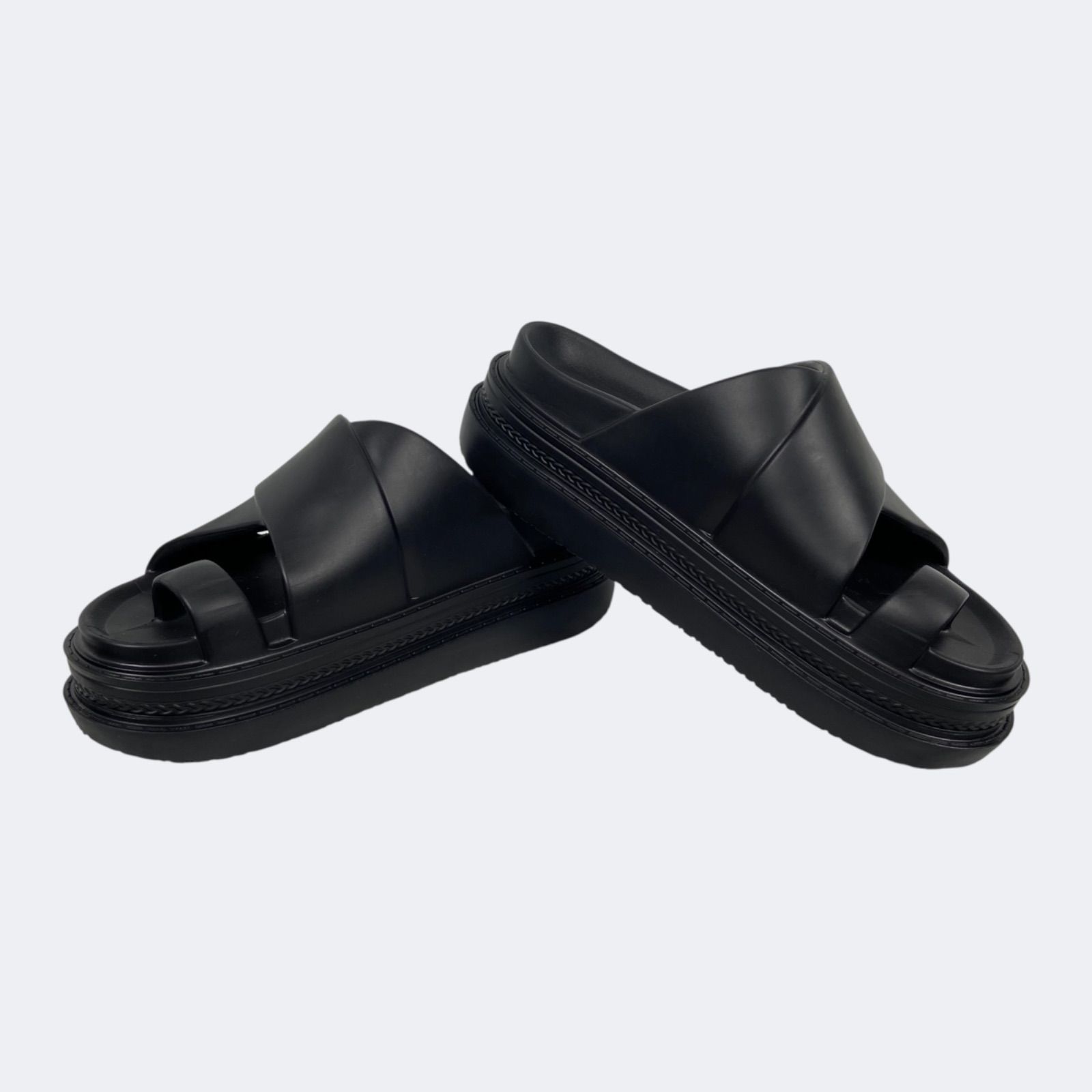 sacai Foam Multiple Sole Sandals BLACK サカイ フォームマルチプル