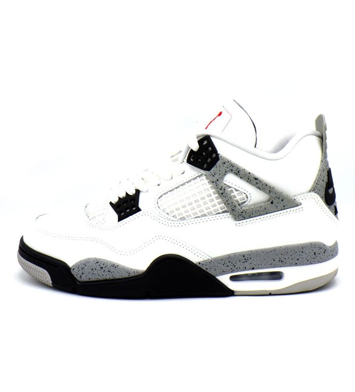 ナイキ NIKE 【 AIR JORDAN 4 RETRO WHITE CEMENT SUMMIT WHITE FIRE